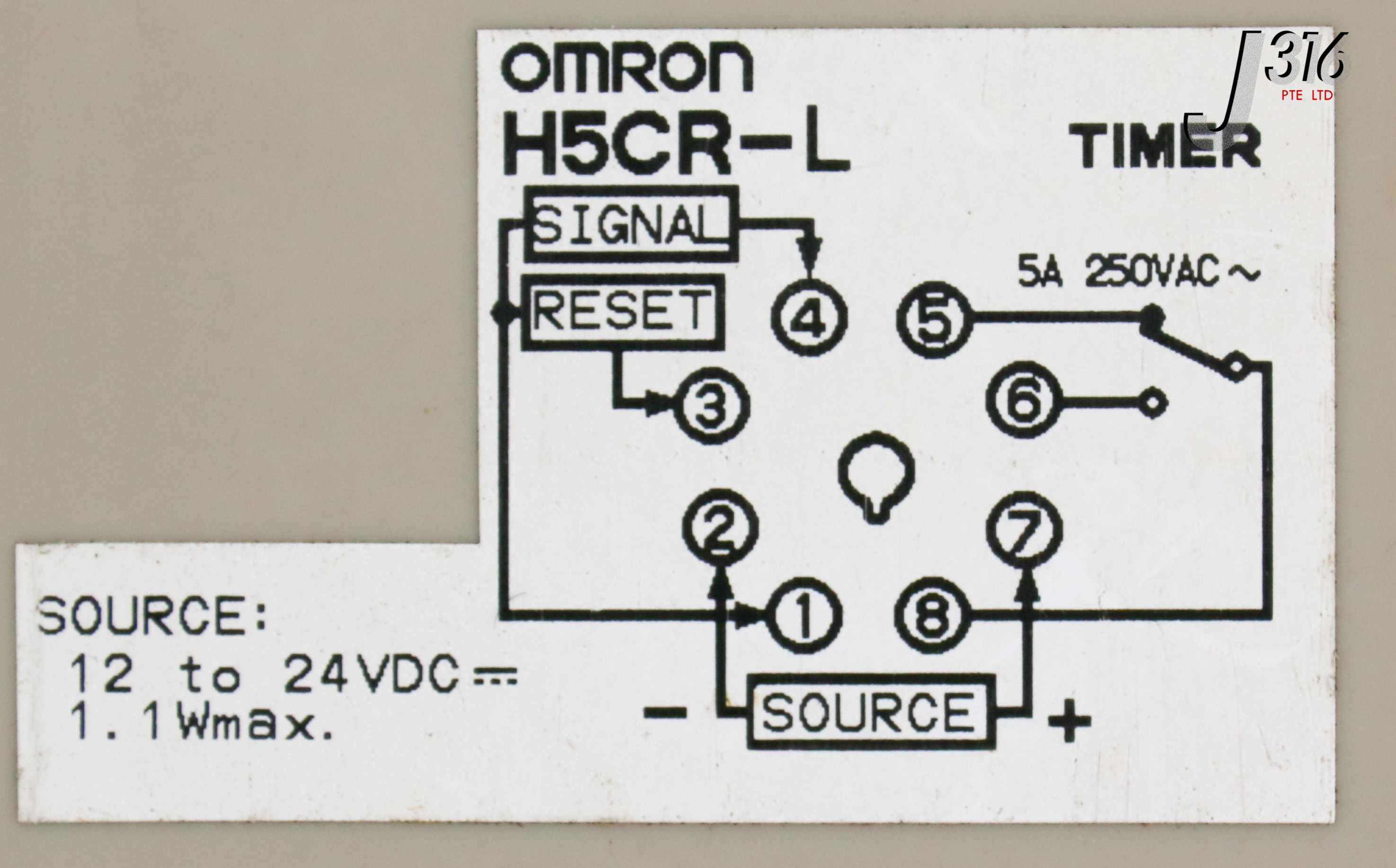 ははは 18107 OMRON MULTIFUNCTION DIGITAL TIMER H5CR-L | eBay